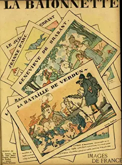 Front cover, La Baionnette, WW1