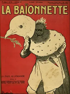 Front cover, La Baionnette, WW1