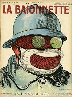 Front cover, La Baionnette, WW1
