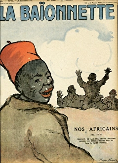 Front cover, La Baionnette, WW1