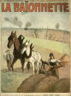 Front cover, La Baionnette, WW1