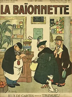 Front cover, La Baionnette, WW1