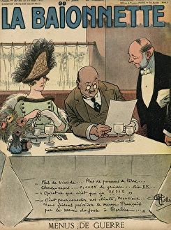 Front cover, La Baionnette, WW1