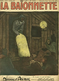 Front cover, La Baionnette, WW1