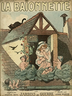 Front cover, La Baionnette, WW1