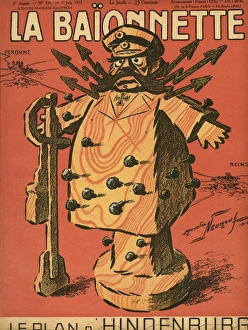 Front cover, La Baionnette, WW1