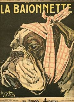 Front cover, La Baionnette, WW1