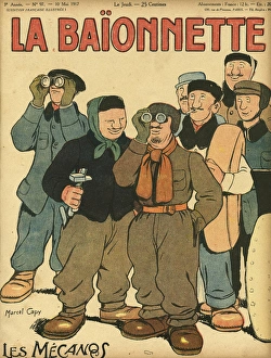 Front cover, La Baionnette, WW1