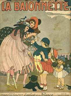 Front cover, La Baionnette, WW1