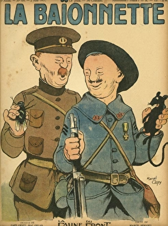 Front cover, La Baionnette, WW1
