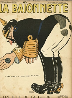 Front cover, La Baionnette, WW1