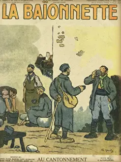 Front cover, La Baionnette, WW1