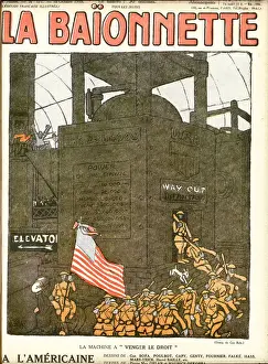 Front cover, La Baionnette, WW1