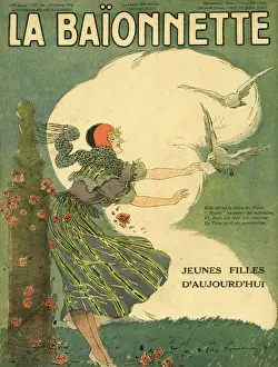 Front cover, La Baionnette, WW1