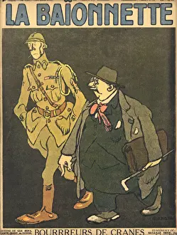 Front cover, La Baionnette, WW1