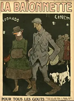 Front cover, La Baionnette, WW1