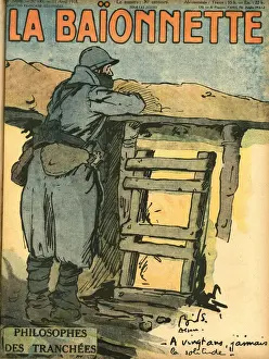 Front cover, La Baionnette, WW1