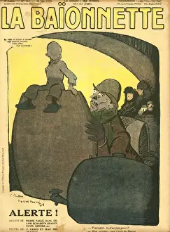 Front cover, La Baionnette, WW1