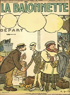 Front cover, La Baionnette, WW1