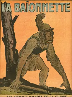 Front cover, La Baionnette, WW1