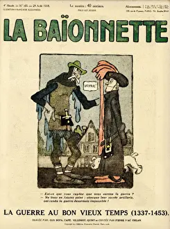 Front cover, La Baionnette, WW1