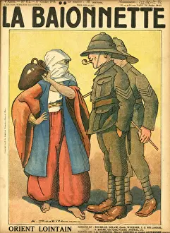 Front cover, La Baionnette, WW1