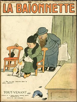 Images Dated 26th February 2019: Front cover, La Baionnette, WW1
