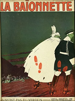 Front cover, La Baionnette, WW1