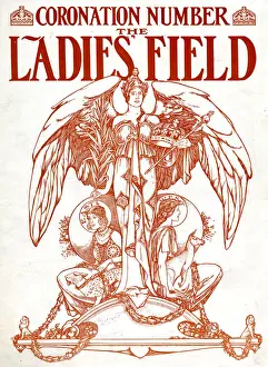 Front cover, The Ladies Field, Coronation Number 1902