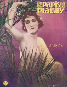 Kitty Prints: Cover for Paris Plaisirs number 100, October 1930