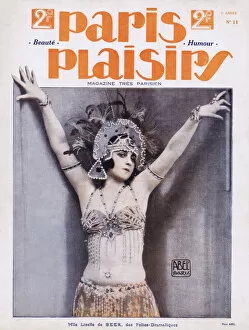 Images Dated 14th December 2013: Cover for Paris Plaisirs number 11, April 1923