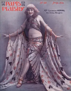 Bergere Prints: Cover for Paris Plaisirs number 28, September 1924