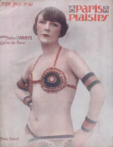 Plaisirs Prints: Cover for Paris Plaisirs number 29, October 1924