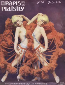 Ambassadeurs Gallery: Cover for Paris Plaisirs number 38, August 1925