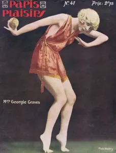 Georgie Prints: Cover for Paris Plaisirs number 41, November 1925