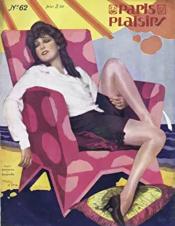 Lily Gallery: Cover of Paris Plaisirs number 62, August 1927