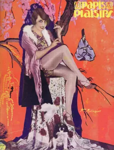 Mistinguett Gallery: Cover for Paris Plaisirs number 91, January 1930
