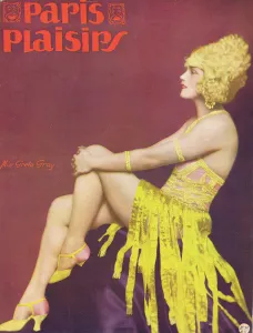 Greta Prints: Cover for Paris Plaisirs number 96, June 1930