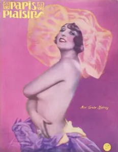 Greta Prints: Cover for Paris Plaisirs number 99, September 1930