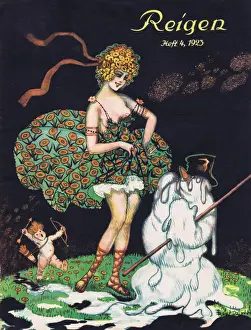 Cover of Reigen Magazine, Germany, 1923