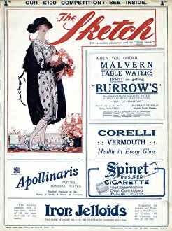 Adverts Gallery: Front cover of the Sketch, 19 October 1921