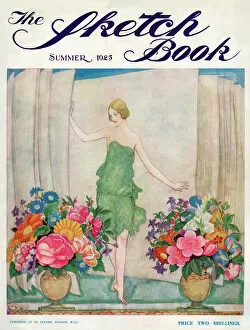 Youth Gallery: Front cover of the Sketch Book, 1925, by E H Shepherd