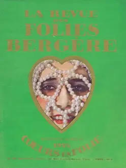 Folie Prints: Cover of souvenir brochure for Coeurs en Folie