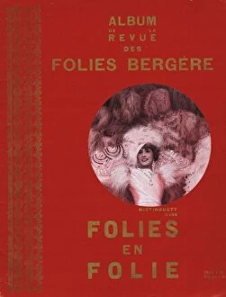 Mistinguett Gallery: Cover of souvenir brochure for Folies en Folies