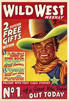 Superb Prints: The front cover of Wild West Weekly