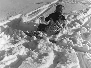 Ski Ing Prints: Covered in Snow