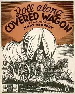 Prairie Prints: Covered Wagon USA 1934
