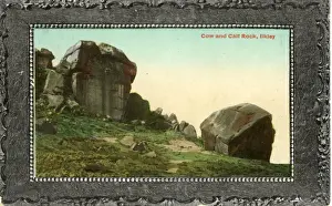 Ilkley Prints: Cow & Calf Rock, Ilkley, Yorkshire