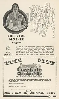 Natures Prints: Cow & Gate Chocolate