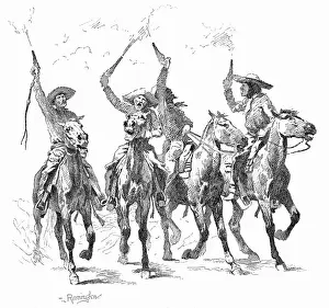 Cowboys Prints: Cowboys Show Off / Reming